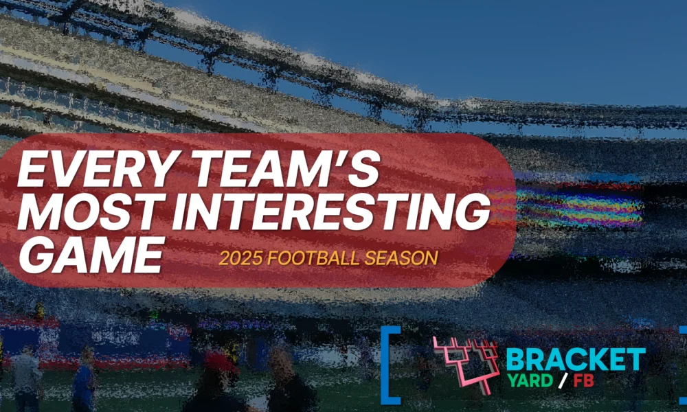2025 NFL Schedule Release: Every Team's Most Interesting Game - self-taken photo of a football stadium