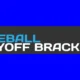 2025 MLB Playoff Bracket - blue background with gray stripe