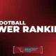 2025 NFL Power Rankings graphic - pro football power rankings - red and black gradient background