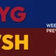 2025 Giants Week 1 Preview - NYG preview - blue and red for New York Giants, burgundy and gold for Washington Commanders