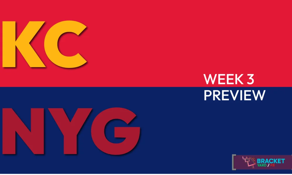 2025 Giants Week 3 Preview - Kansas City at NY Giants