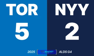 Toronto 5, NY Yankees 2 - Toronto Wins ALDS 2025